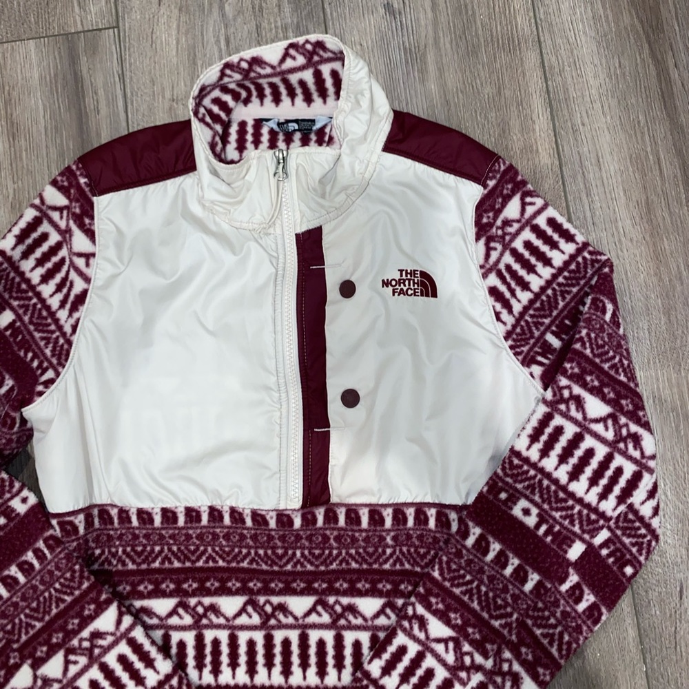 The North Face Mountain Printed Fleece Quarter Zip Jacket